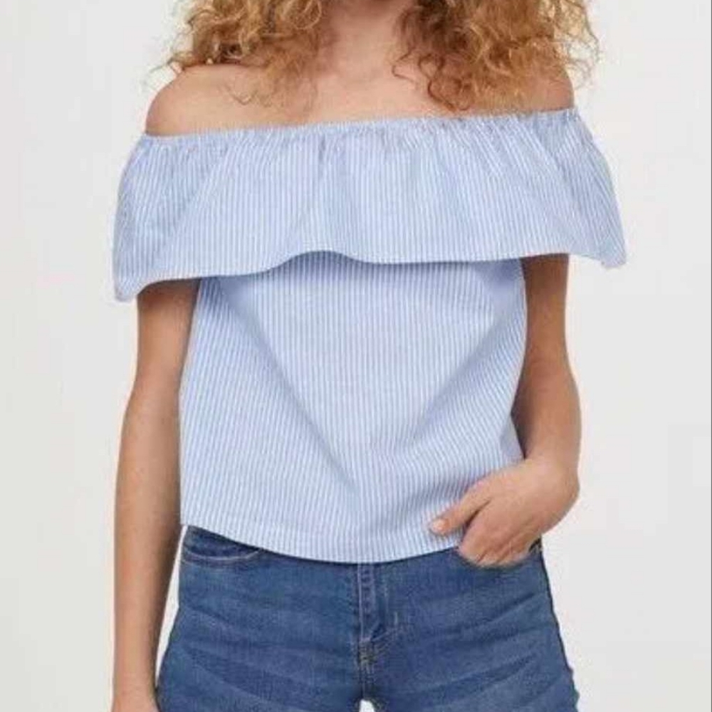 NWT H&M Off The Shoulder Top